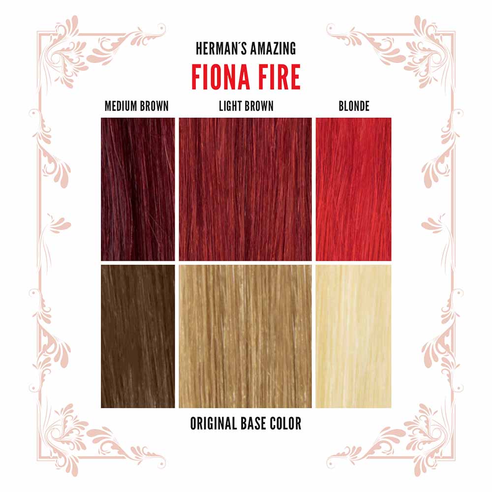 Hermans Amazing Haircolor - Fiona Fire Coloration semi permanente - Rouge